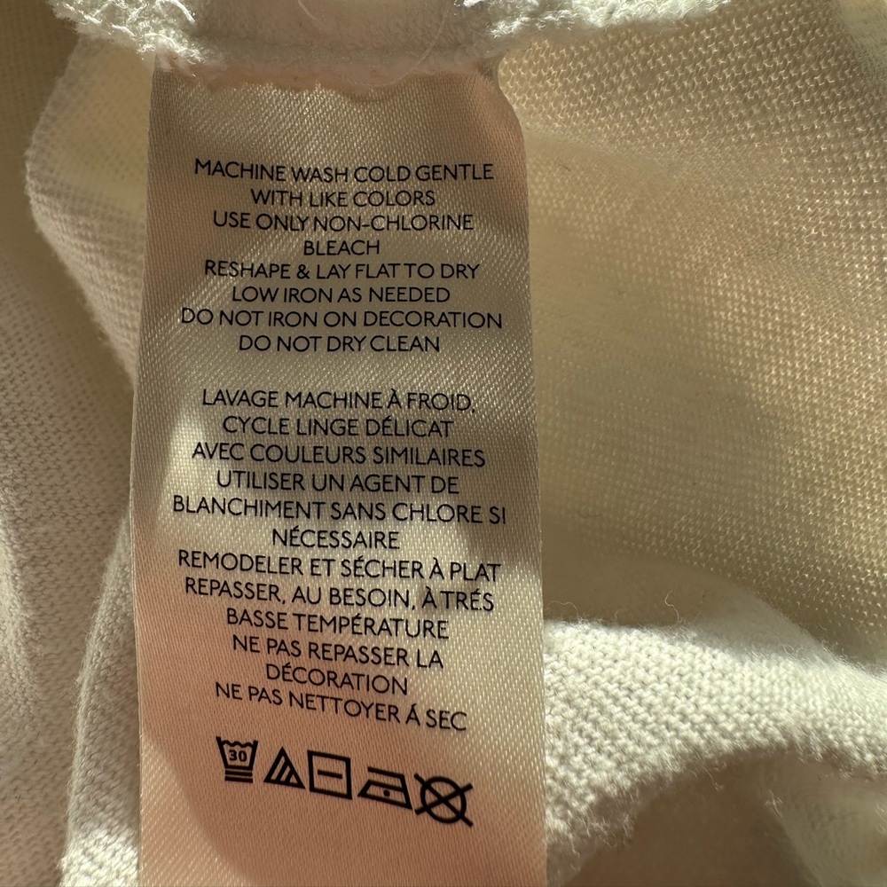 We The Free distressed white pocket t-shirt, size large - Picture 9 of 13